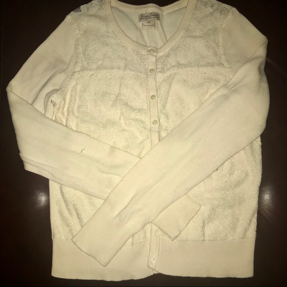 Lucky Brand Comfy Lace Sweater